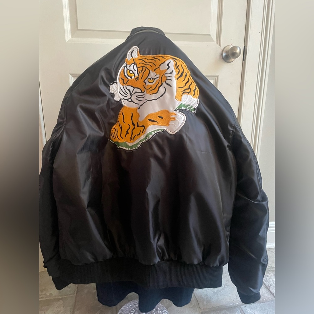 Custom black bomber. Inspired by Rocky II.